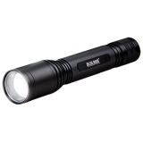 Blulaxa 47575 LED flashlight 10W KW, dimmable, 2 switching levels, signal flashing mode, adjustable focus, removable wrist strap, robust pressure switch, high-quality design