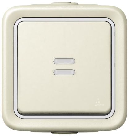 Legrand 069612 rocker switch 69612 FR AP Plexo IP55 white, (white)