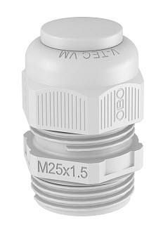OBO Bettermann V-TEC VM25VS LGR with sealing plug cable gland, 2023046