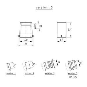 Wieland 73.353.0635.2 BAS GOT GG 6HM32 A2 housing upper part
