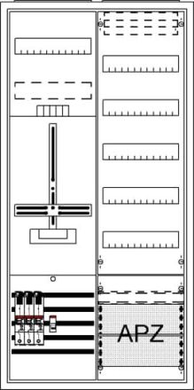 ABB Striebel & John 2CPX054255R9999 DA27BB5 AP 3Pkt.A27 1Z1V5A2 Complete cabinet