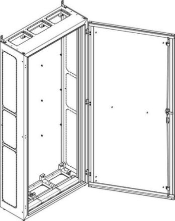 ABN protective insulated IP55 840x1890x340mm floor-standing housing (NT312PB)
