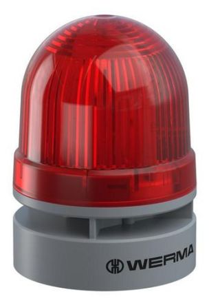 Werma 46012060 Mini TwinFLASH Combi 115-230VAC RD Signal Tower
