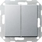 Gira 286026 push button switch series straight System 55 F Alu