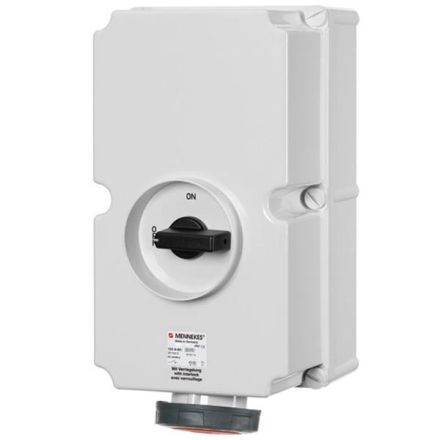 Mennekes 5691A DUO 125A 4-pole 6h 400V IP67 wall socket