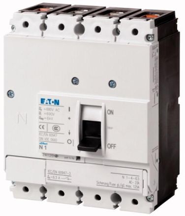 Eaton PN1-4-125 load-break switch, 4p, 125A, 266001
