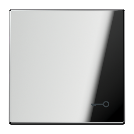 Jung GCR2990T rocker switch, symbol door, metal chrome-plated, series LS, glossy chrome