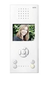 Ritto RGE1787770 Video hands-free unit, color, white