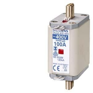 Siemens 3NA6824-4KK NH fuse link with insulated handle size 00 80A