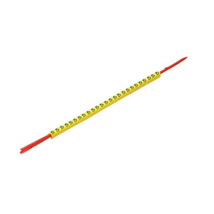 Weidmüller 0560001504 CLI R 02-3 GE/SW 1 cable marker on mounting mandrel