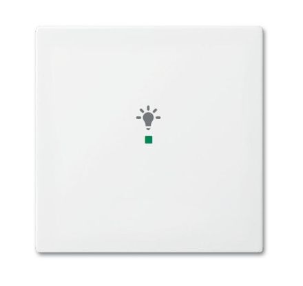 Busch-Jaeger 6231-10-914 Rocker switch, 1-way, with symbol 'light' alpine white