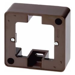 Berker 10290001 Surface-mounted frame 1-way brown, glossy surface-mounted, accessories