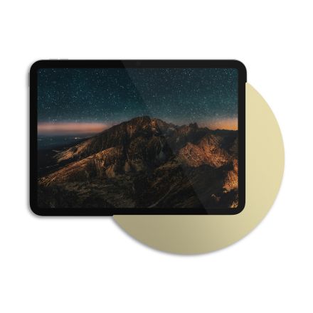 DISPLINE DSP-5-10-1009-13 Wall mount Sunset Wall | iPad 10.9 inch | gold anodized