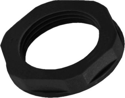 Fränkische Rohrwerke 4897042600 NTPA-P09B black plastic PG lock nut
