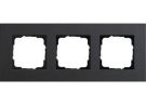 Gira 0213226 3-way cover frame Gira Esprit Lin.Mplx.Anthracite