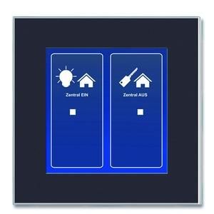 Issendorff 30194 LCN-GT2B black 2/10LEDs glass keypad