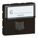 Legrand 079176L Mosaic 1xRJ45 Cat.6 black insert