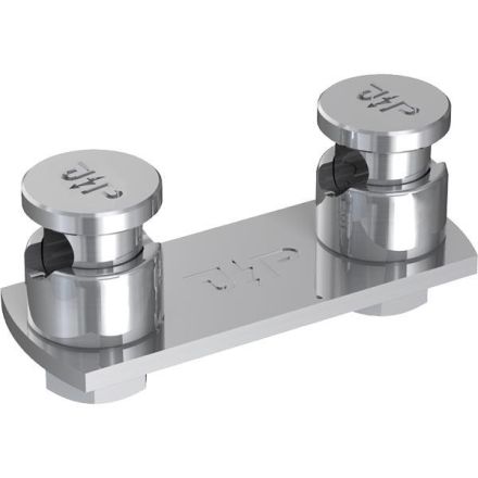 Pröpster 111 370 St/tZn D:6-10mm 2-way with aluminum clamping ring KS connector