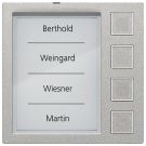 TCS AMI10914-0010 4 buttons EN silver bell button module TCS AMI10914-0010 4 buttons EN silver bell button module