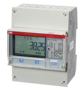 ABB Stotz-Kontakt B24 113-100 , B24 113-100 transformer meter, M-Bus steel, 3 phases, transformer connection 6A , 2CMA100179R1000