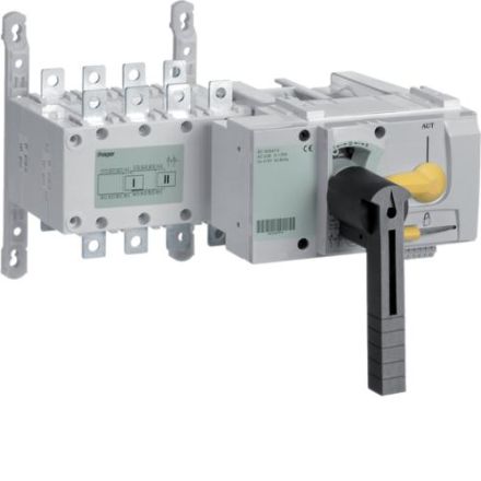 Hager HIB412M changeover switch with motor drive 4-pole 125A
