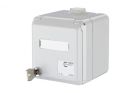 METZ CONNECT E-DAT IP44SG grey keyed alike surface-mounted housing lockable, 1309460003-I
