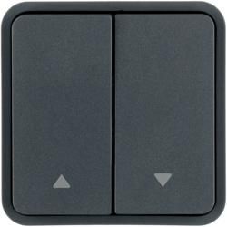 Berker 30653565 rocker 2f for button BA,bedr 2 arrows,grey