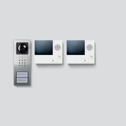 Siedle 210008747-00 SET CVB 850-2 E/W ZFH stainless steel Basic Bus video system set