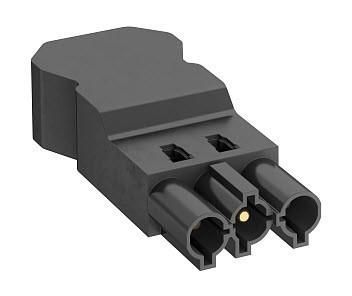 OBO Bettermann ST-S4 GST18i3 SW screw connection plug part 3-pin, 6108060