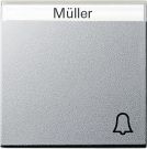 Gira 067326 rocker symbol bell BSF System 55 color aluminum