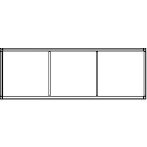 Ritto 1553170 Housing 3-way, surface-mounted, white