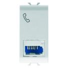 Gewiss GW10406 1M Israeli standard white telephone socket