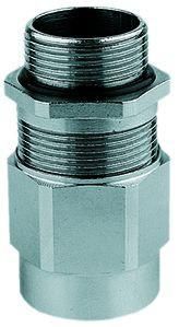 Flexa 10535300040 ZM M40x1,5 nickel-plated brass adapter with strain relief