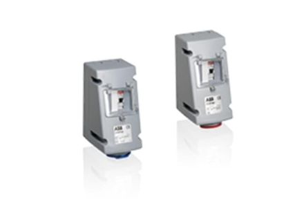 ABB Stotz-Kontakt 232RPM6W, surface-mounted wall socket, 32 A 6h, IP67, 2P+E, with LSS, 2CMA168220R1000