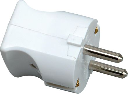 Kopp 170202000 16A 250V IP20 arctic white SCHUKO plug