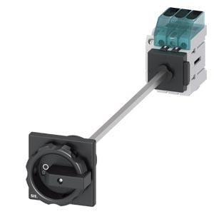 Siemens 3LD3348-1TK51 load disconnector 3LD3 Iu=40A 3-pole 15.0kW black 1NC+1NO