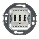 Busch-Jaeger 0242/04 TAE connection box, 2x6/6 NFF alpine white