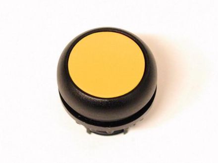 Eaton M22S-DR-Y pushbutton, flat, yellow, latching, 216622