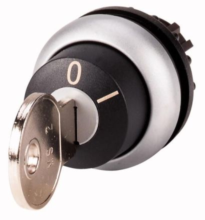Eaton M22-WRS-MS2-A1 key switch, 2 positions, latching, 111780