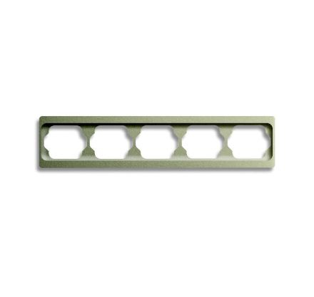 Busch-Jaeger 1725 KA-260 cover frame, 5-way frame palladium