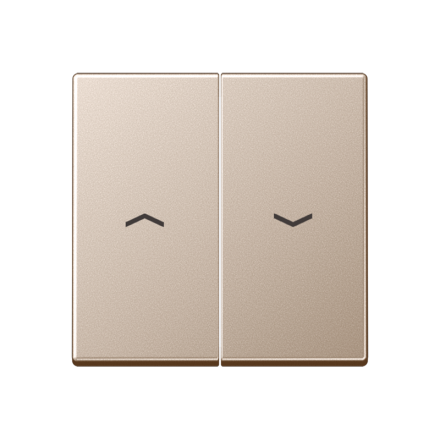 Jung A595PCH rocker switch 2-way, with arrow symbols, Series A, champagne