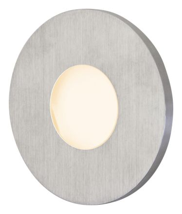 EVN LR0602 LR06 round 0.6W 12V 3000K stainless steel IP44 LED recessed wall light
