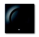 Busch-Jaeger 1789-775-101 central plate, with operating button and glow lamp, matt black