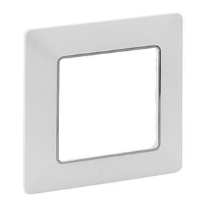 Legrand 754031 frame Valena Life 1-way uw/chrome, (white)