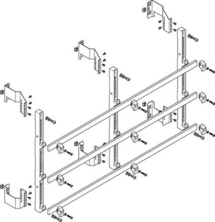 ABN flat 185mm with CU 30x10mm 3-pole 150mm busbar module ( MFSC45963 )