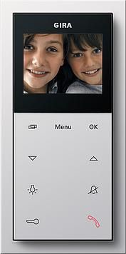 Gira 1239112 Home station video AP Plus surface switch pure white