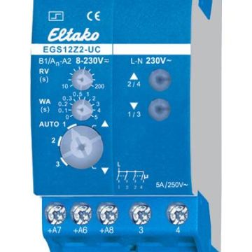 Eltako 21400401 impulse group switch EGS12Z2-UC 8..230V UC for 2 motors