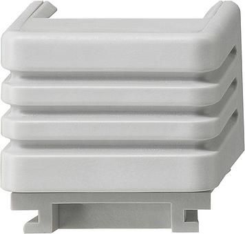 Gira 001030 duct entry for cable duct 15x15 WG surface-mounted grey
