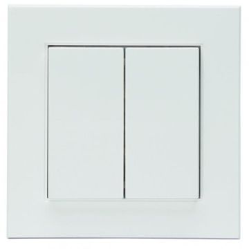 Kopp 823201211 Free Control 2-way HK07 pure white wireless wall switch