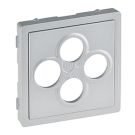 Legrand 754812 cover Valena Life TV-R-SAT AL , (aluminium)
